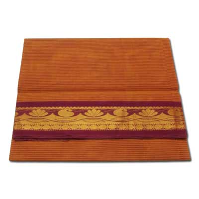 "Venkatagiri Cotton saree with checks -SLSM-113 - Click here to View more details about this Product